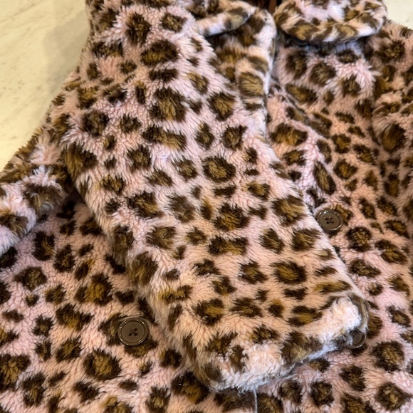 Gymboree Pink and Brown Leopard Print Jacket - Picture 3 of 9